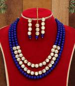 Blue necklace-sets
