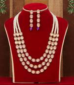 Purple necklace-sets