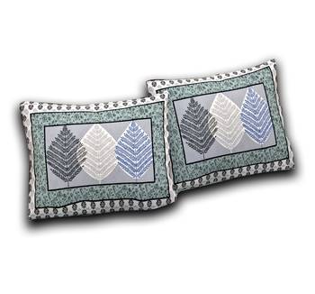 Tree Leaves Grayish 90*108 Seltos Queen Size Bed Sheets | Alwayla (Sepq0004 A) 3