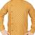 Yellow printed cotton boys-kurta-pyjama