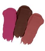 Liquid Matte Lipstick  Waterproof combo of 3 (Upto12 Hrs Stay) (Pink Prom  Bon Bon Brown Visionary Nude)