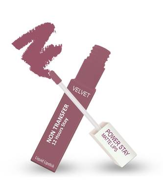 Liquid Matte Lipstick  Waterproof combo of 4 (Upto12 Hrs Stay)(Flirty Red Cherry Red Pink Prom  Bon Bon Brown) 3