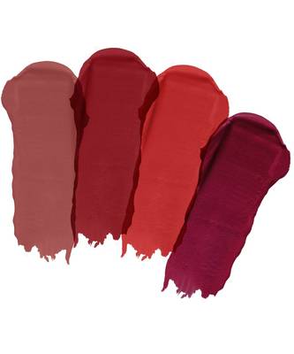 Liquid Matte Lipstick  Waterproof combo of 4 (Upto12 Hrs Stay) (Visionary Nude  Apple Red Flirty Red Cherry Red) 2