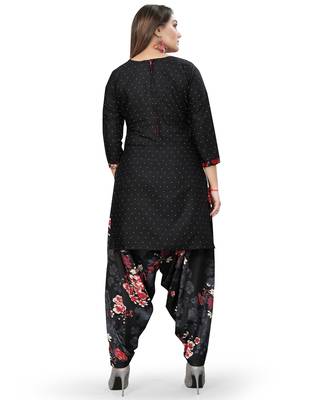 Black printed cotton salwar 2