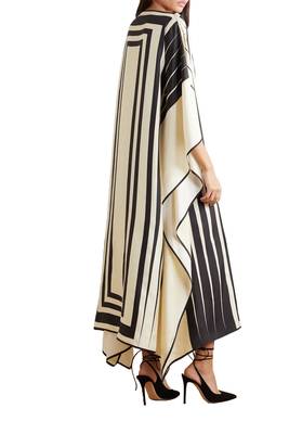 JSDC Calf Length Free Size Women Satin Silk Printed Kaftan 5