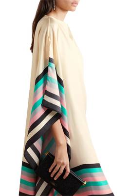 JSDC Casual Wear Calf Length Satin Silk Kaftan for Women 3