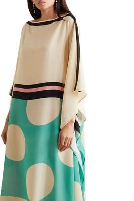 JSDC Digital Printed Satin Silk Kaftan for Women Casual Wear 3