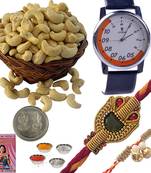 Rochees Mens Watch Rakhi Gift n Cashew Gift