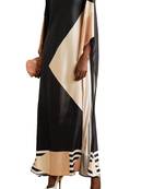 JSDC Women Long Ankle Length Satin Silk Printed Kaftan