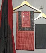 Multicolor Cambric Cotton With Mirror Handwork 2.30 Meter Salwar Suit Unstitched