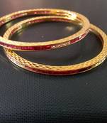 Magenta agate bangles-and-bracelets