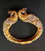 Gold agate bangles-and-bracelets