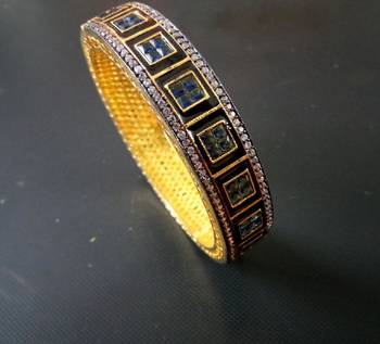 Blue cubic zirconia bangles-and-bracelets 1