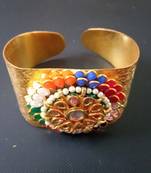 Gold agate bangles-and-bracelets