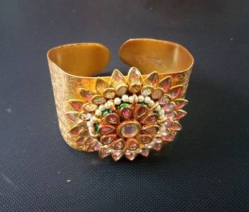 Gold agate bangles-and-bracelets 1