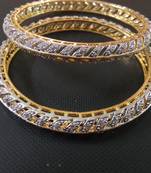 Gold agate bangles-and-bracelets