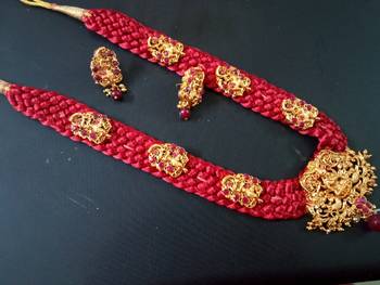 Red agate necklace-sets 1