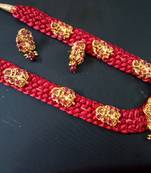 Red agate necklace-sets