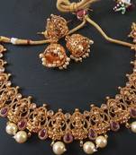 Red agate necklace-sets