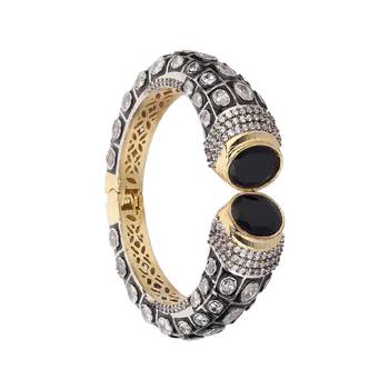 Black cubic zirconia bangles-and-bracelets 1