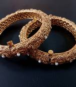 Gold agate bangles-and-bracelets