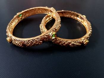Gold agate bangles-and-bracelets 1