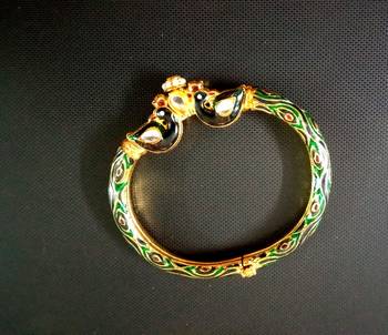 Gold agate bangles-and-bracelets 1