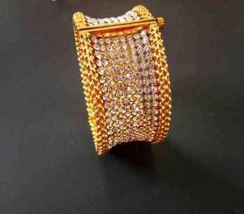 Gold agate bangles-and-bracelets 1