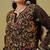 Hand Crafted Black Georgette Lucknowi Chikankari Indian Women Kurta With Slip