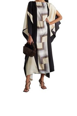 JSDC Lounge Wear Printed Softy Silk Kaftan For Women 1