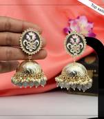 Grey jhumkas