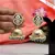 Grey jhumkas