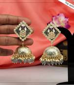 Grey jhumkas