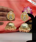 Orange jhumkas