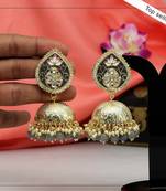 Grey jhumkas