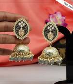 Grey jhumkas