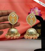 Orange jhumkas