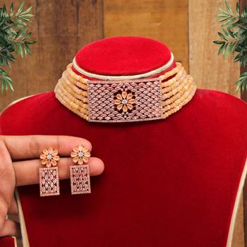 Orange necklace-sets 1