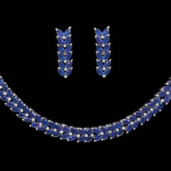 Blue necklace-sets 2