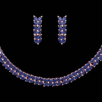 Blue necklace-sets 2