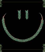 Green necklace-sets