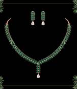 Green necklace-sets