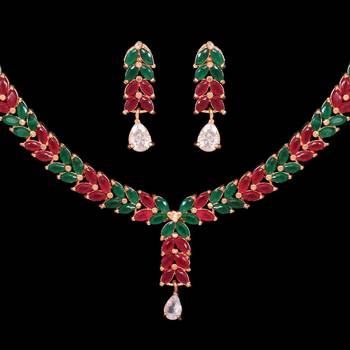 Maroon necklace-sets 2