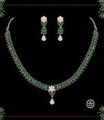 Green necklace-sets