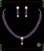 Blue necklace-sets
