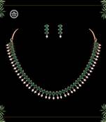 Green necklace-sets
