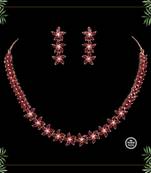 Maroon necklace-sets