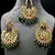 Green Copper Light Weight Gold Plated Earring Mang Tika Set