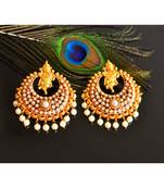 Awesome Antique Pearl Ganesha Bali Earrings -DJ16547