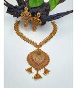 Matte finish  multi stone necklace